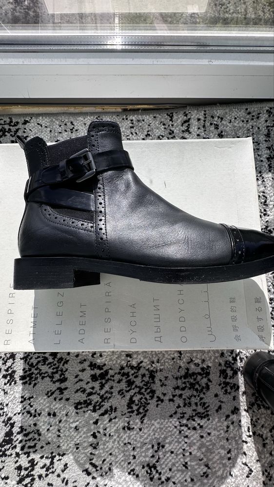 Geox donna brogue ботінки ботильйони шкіра р.36