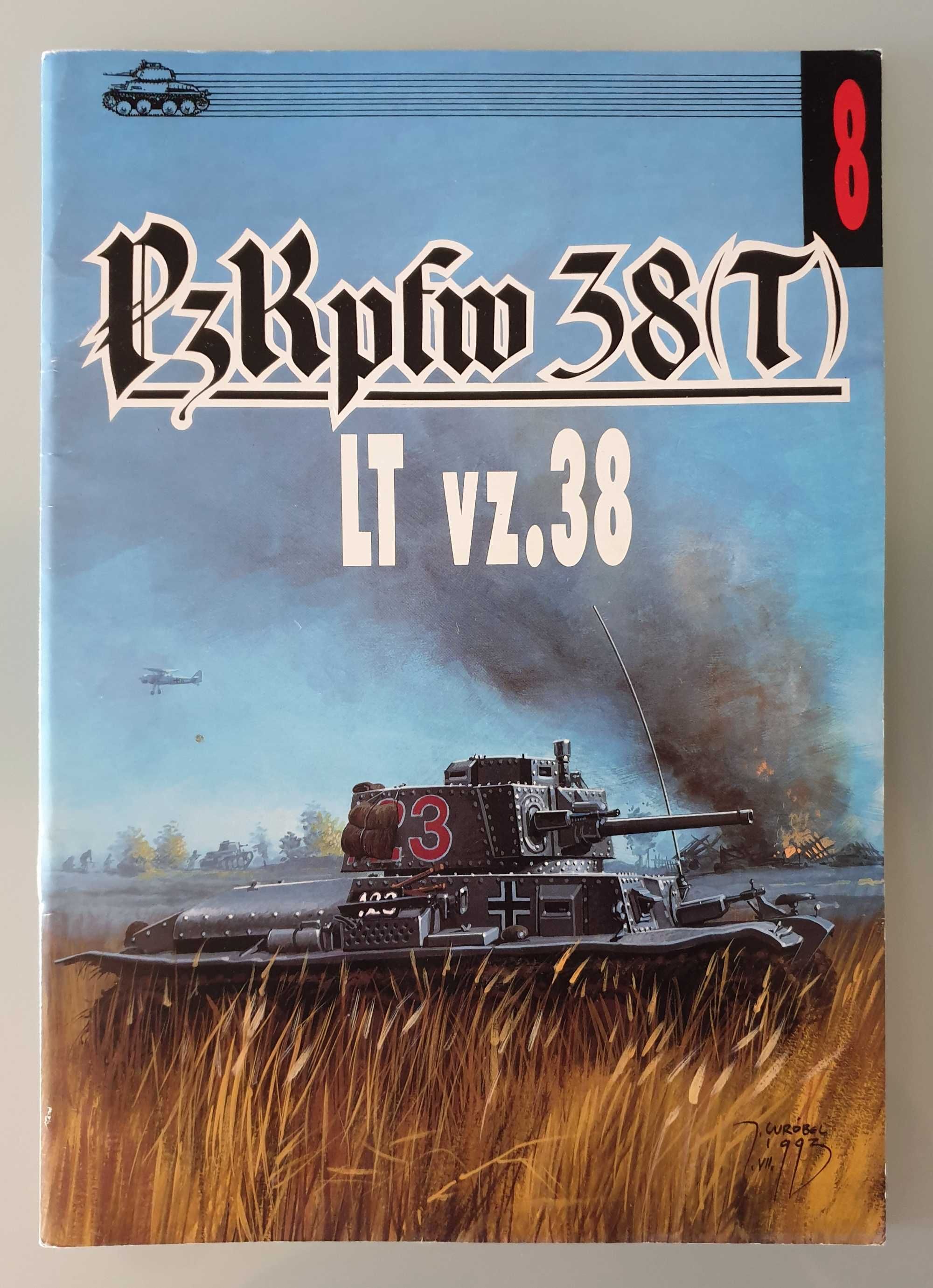 Militaria, monografia nr 8 - PzKpfw 38(t) LT vz 38, Ledwoch