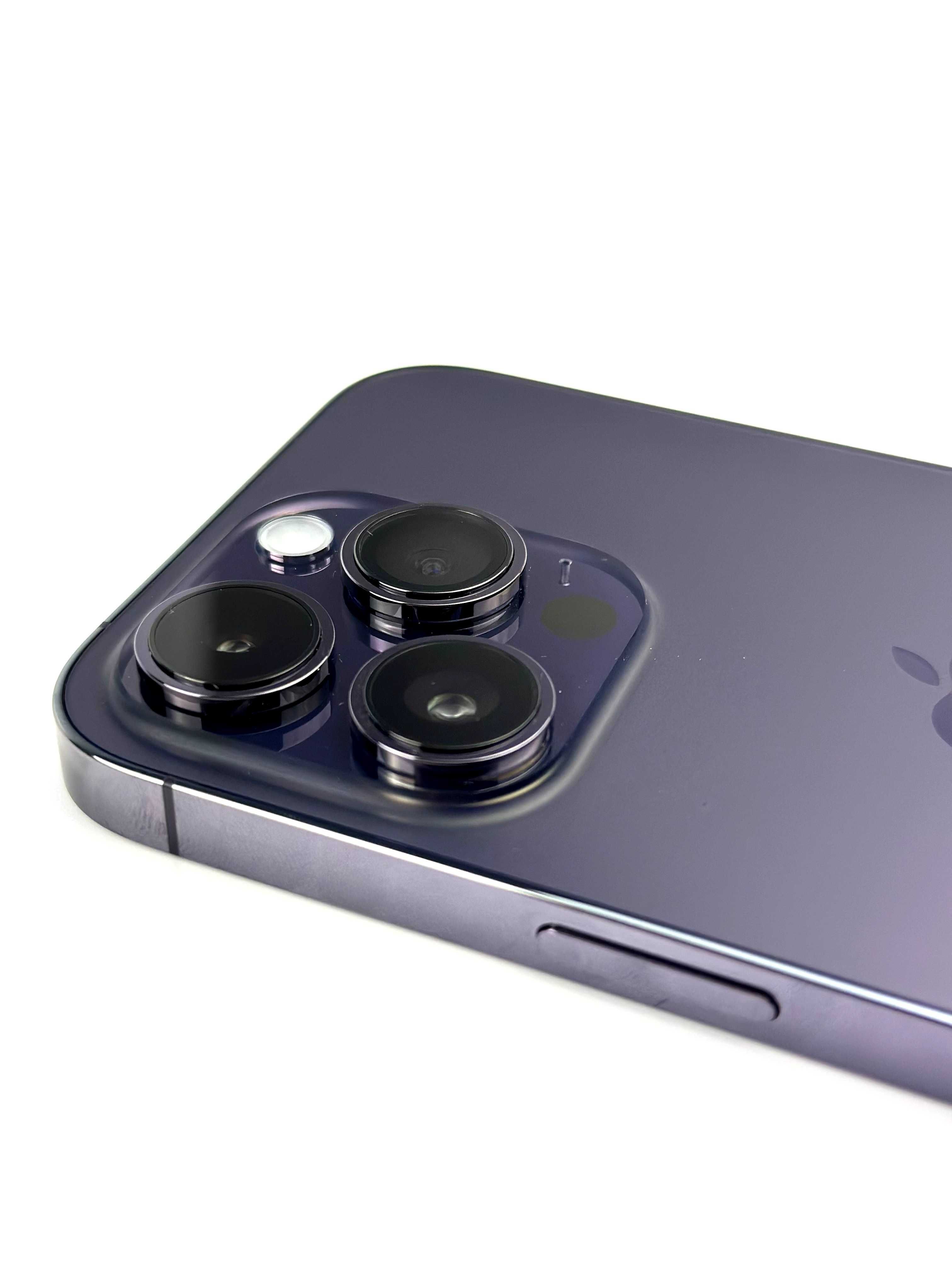 Apple iPhone 14 Pro 256 gb / Deep Purple / Jak Nowy / Gwarancja / Raty