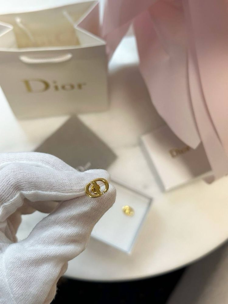 Сережки гвозди Dior