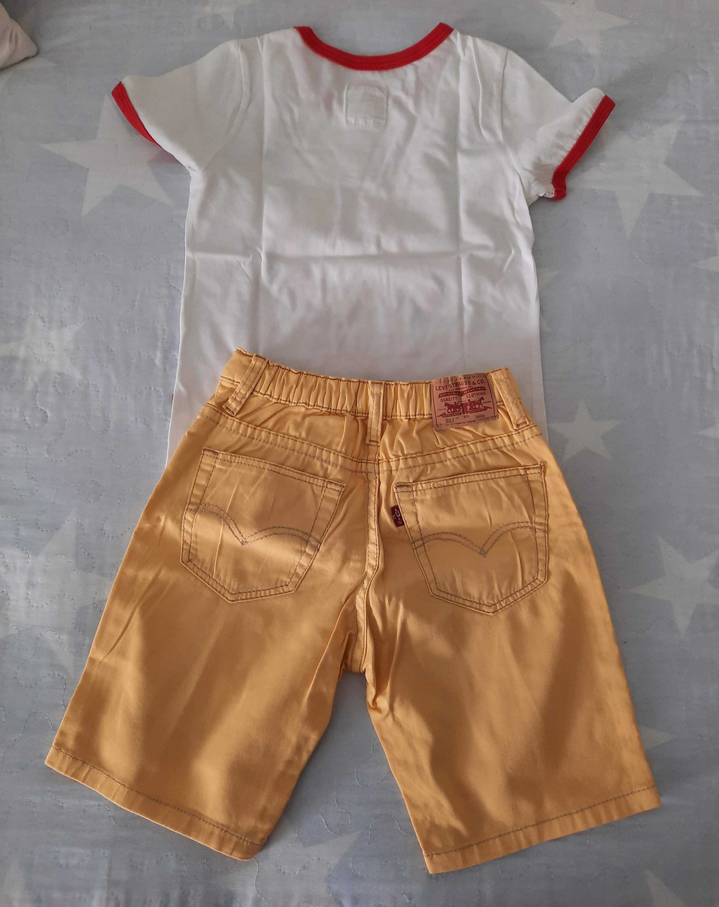 Conjunto de verão, da Levi's, para menino: calções e t-shirt - 3 anos