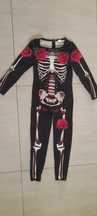 Nowy kostium przebranie szkielet kościotrup Halloween 6-7, 116-122 bal