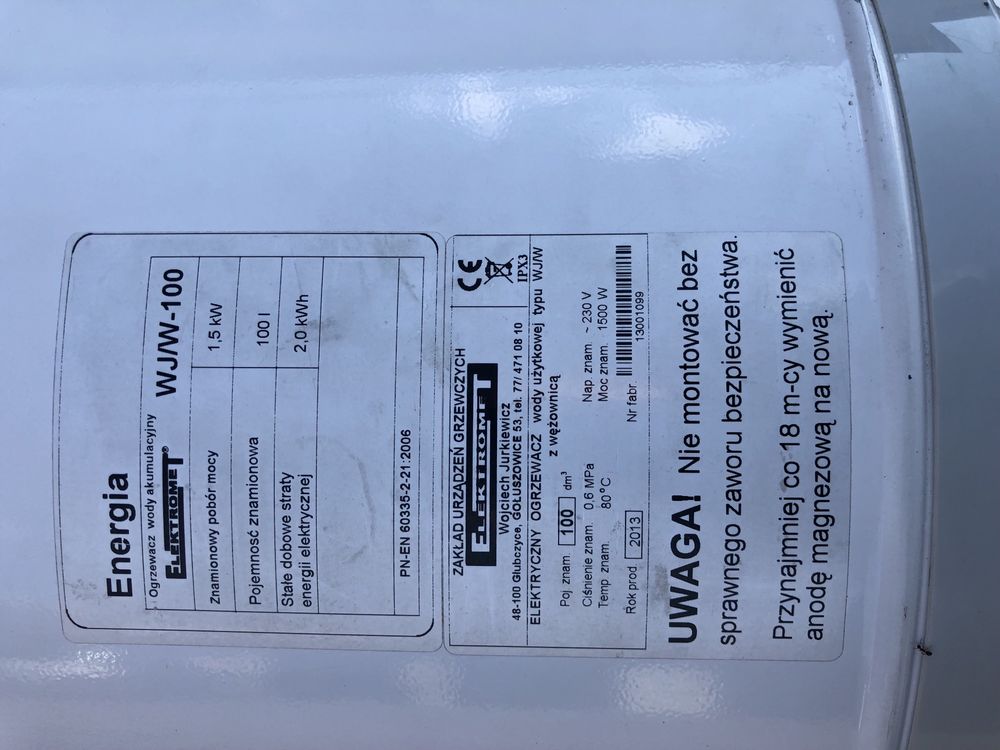 Sprzedam bojler elektryczny z wężownicą