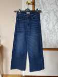 Lindex xs spodnie jeansy dzwony szerokie nogawki luźne wysoki stan