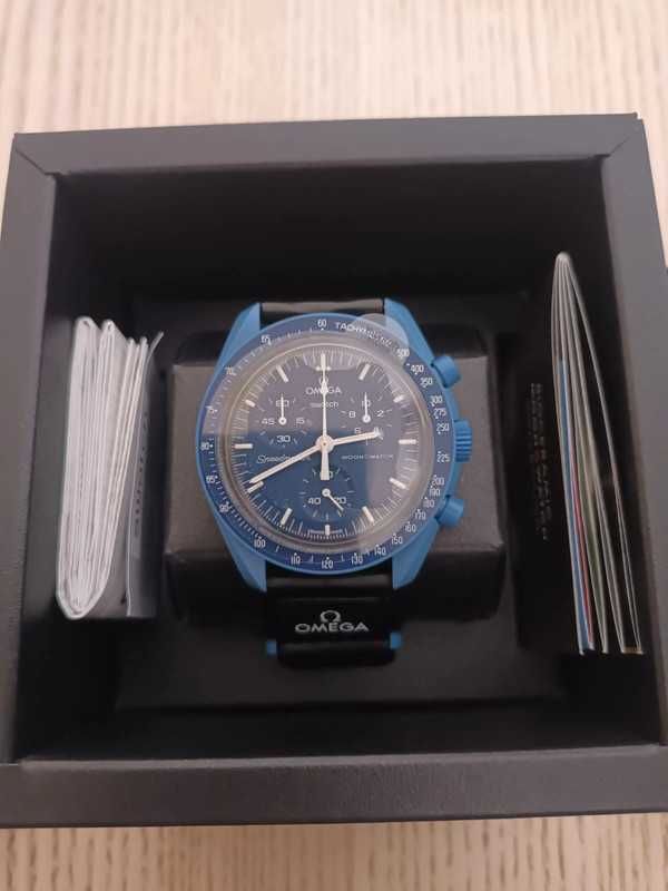 Omega x Swatch - Mission to Neptune - Moonswatch - SO33N100
