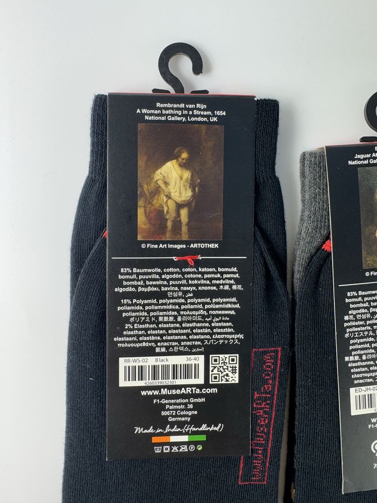 Musearta pomysl na prezent skarpety skarpetki z dzielem sztuki