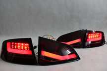 Lampy światła tylne tył AUDI A4 B8 08-12 sedan NEON LED BAR RED SMOKE