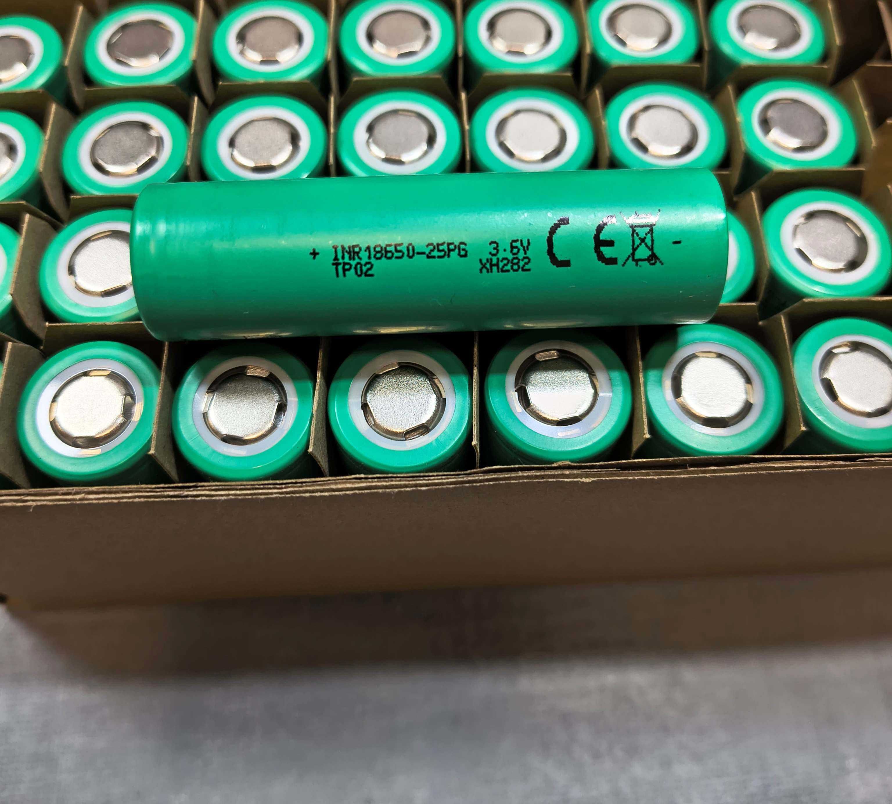 Высокотоковый аккумулятор INR18650-25PG 2500mAh 20A для инструментов