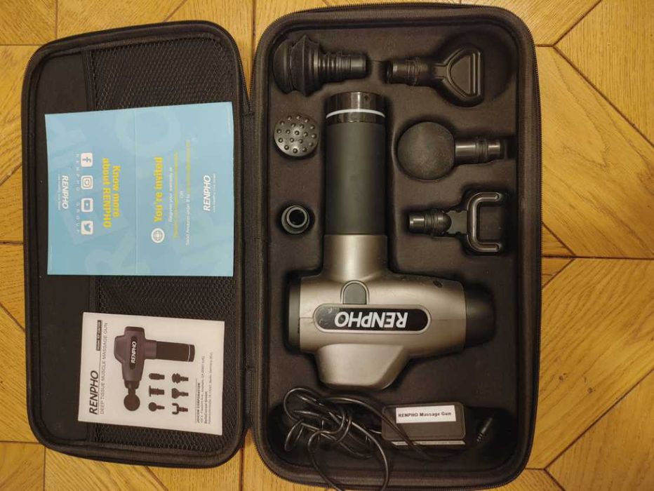 Перкусiйний пiстолет масажер RENPHO RF-GM168 (С3), Куплен на Amazon.