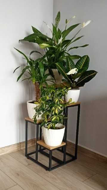 Duży kwietnik pojemny na kwiaty rośliny loft industrialny 68 cm