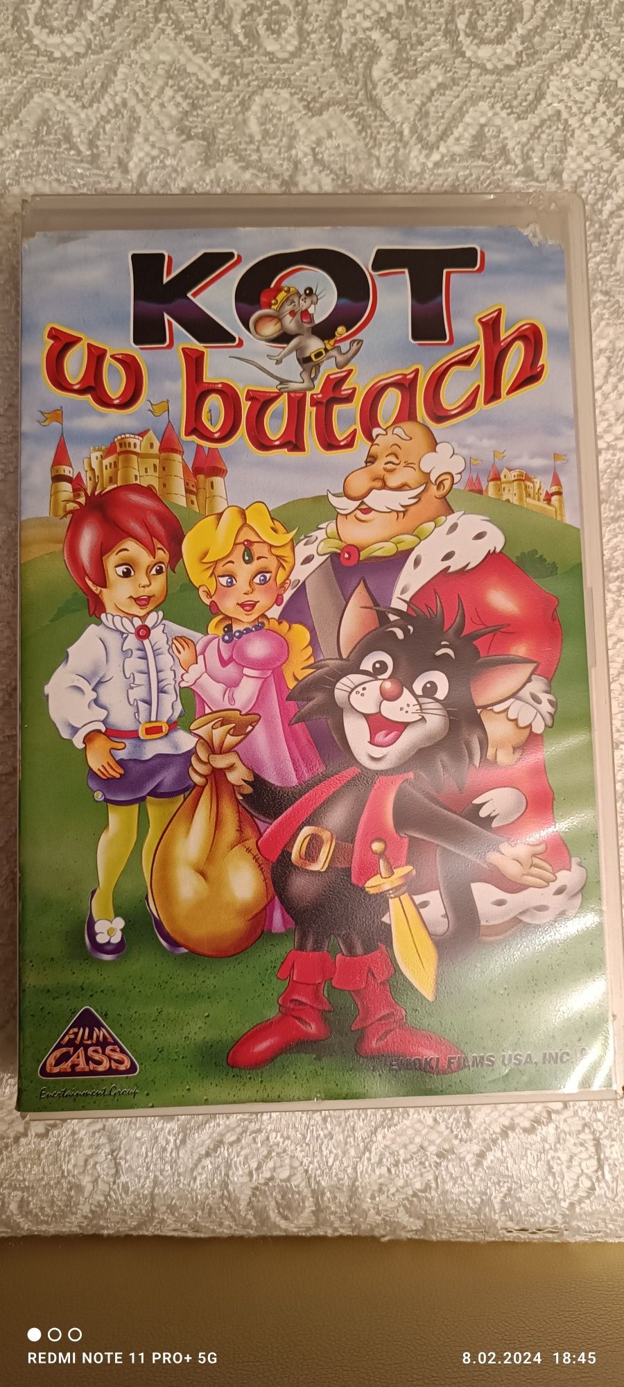 Bajka dla dzieci VHS Kot w butach.