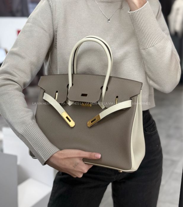 Єдиний екземпляр в Україні! Сумка Hermes Birkin 30 | Etoupe & Craie