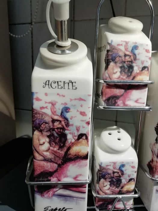 Galheteiro antigo de mesa