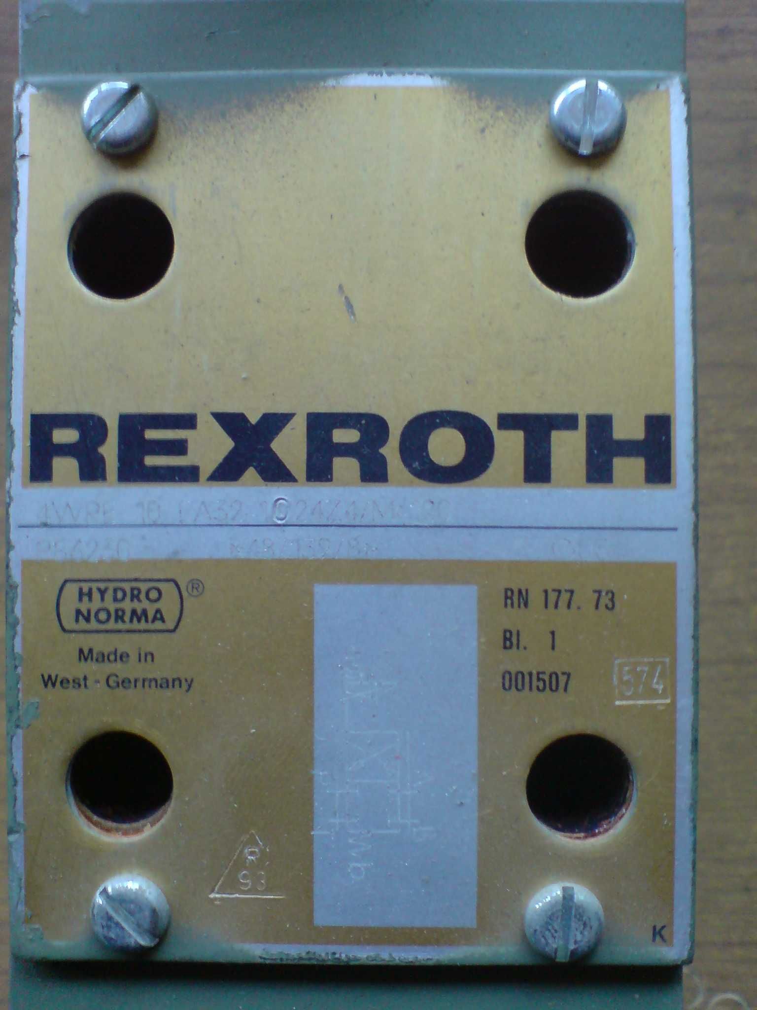 Zawór proporcjonalny REXROTH 4WRE10EA321024Z4/M120