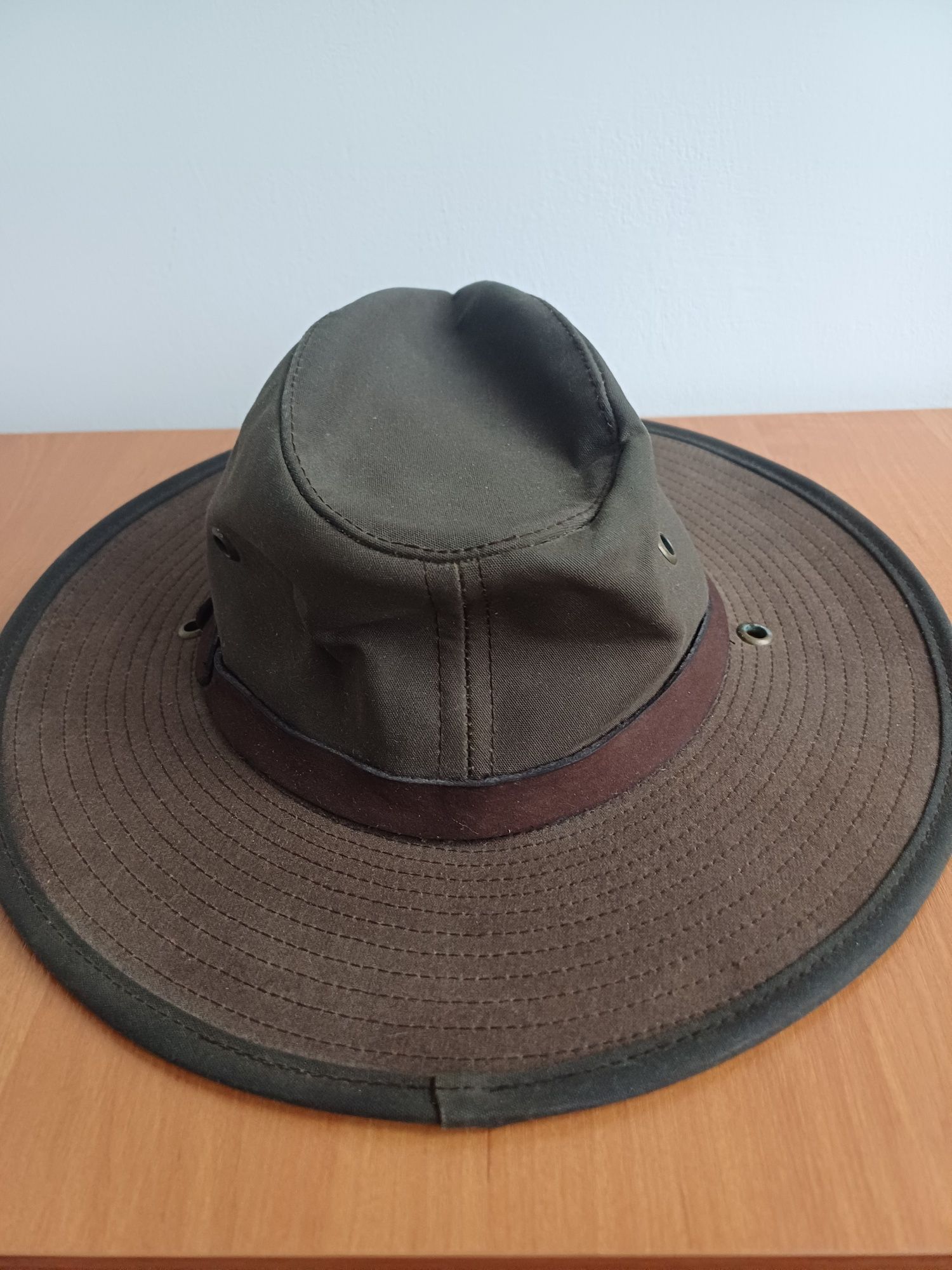 Винтажная шляпа STETSON ( оригинал) вощеный котон 54-55 см