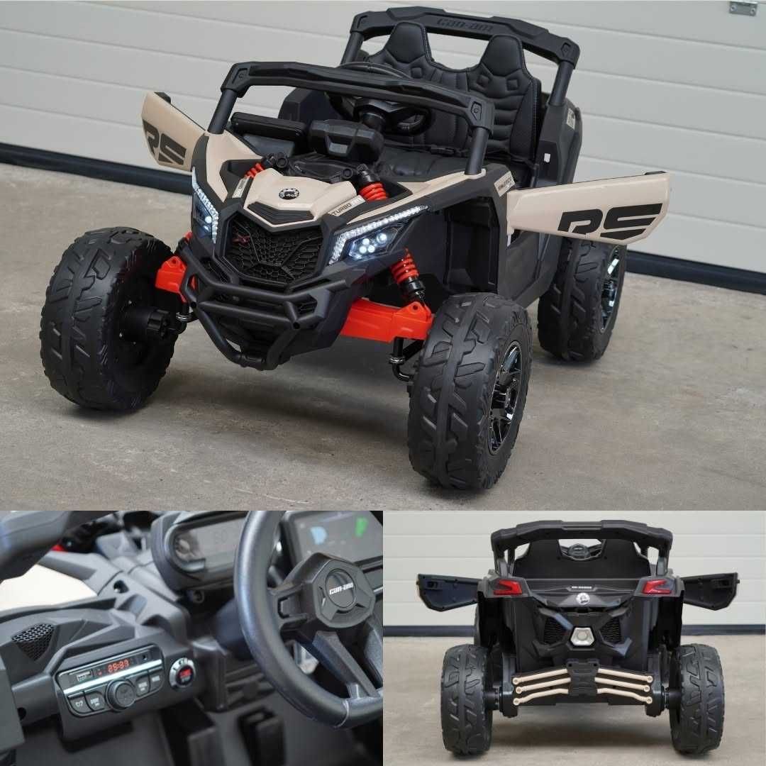 BUGGY Can-am maverick 4x200W autko jeep dla dzieci MOCNY!! + PILOT