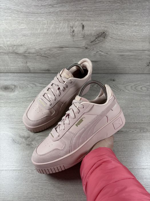 Puma жіночі кросівки 40 розмір розові замша