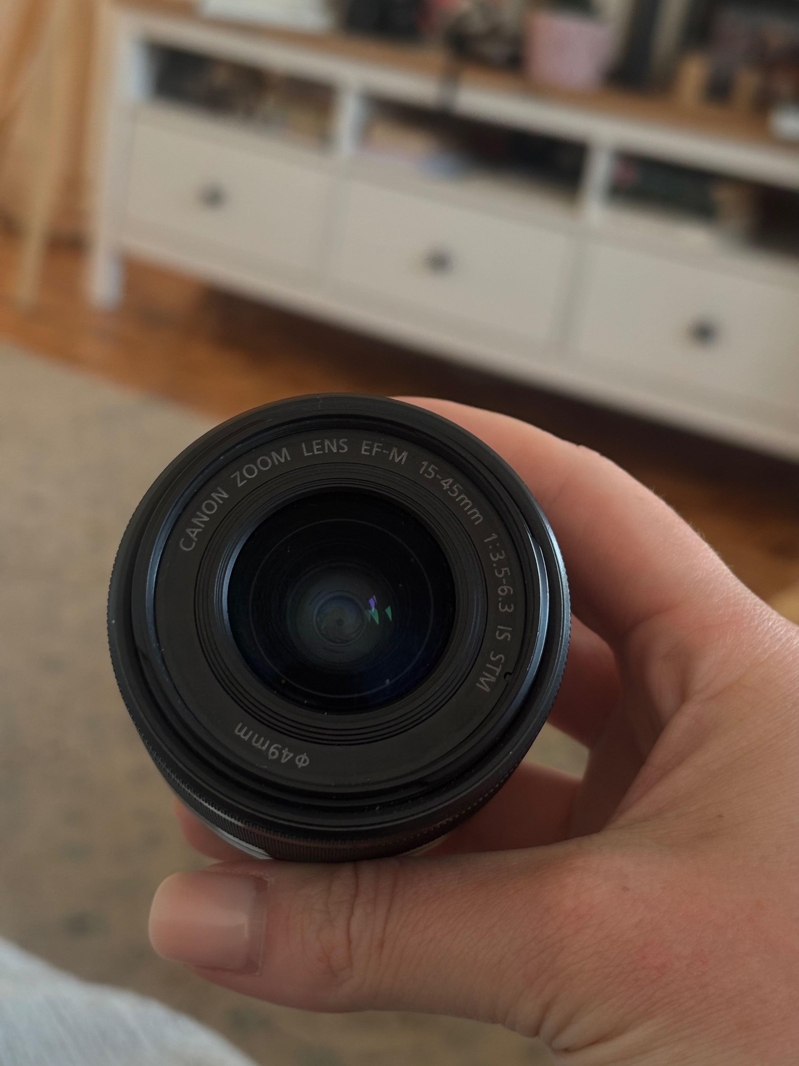 Canon EF-M 15-45mm IS STM — Excelente estado