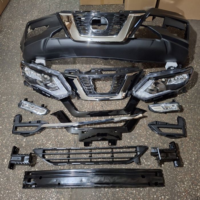 Жалюзі  214214BC0A   Nissan Rogue 14-20  решітка молдинг хром птф