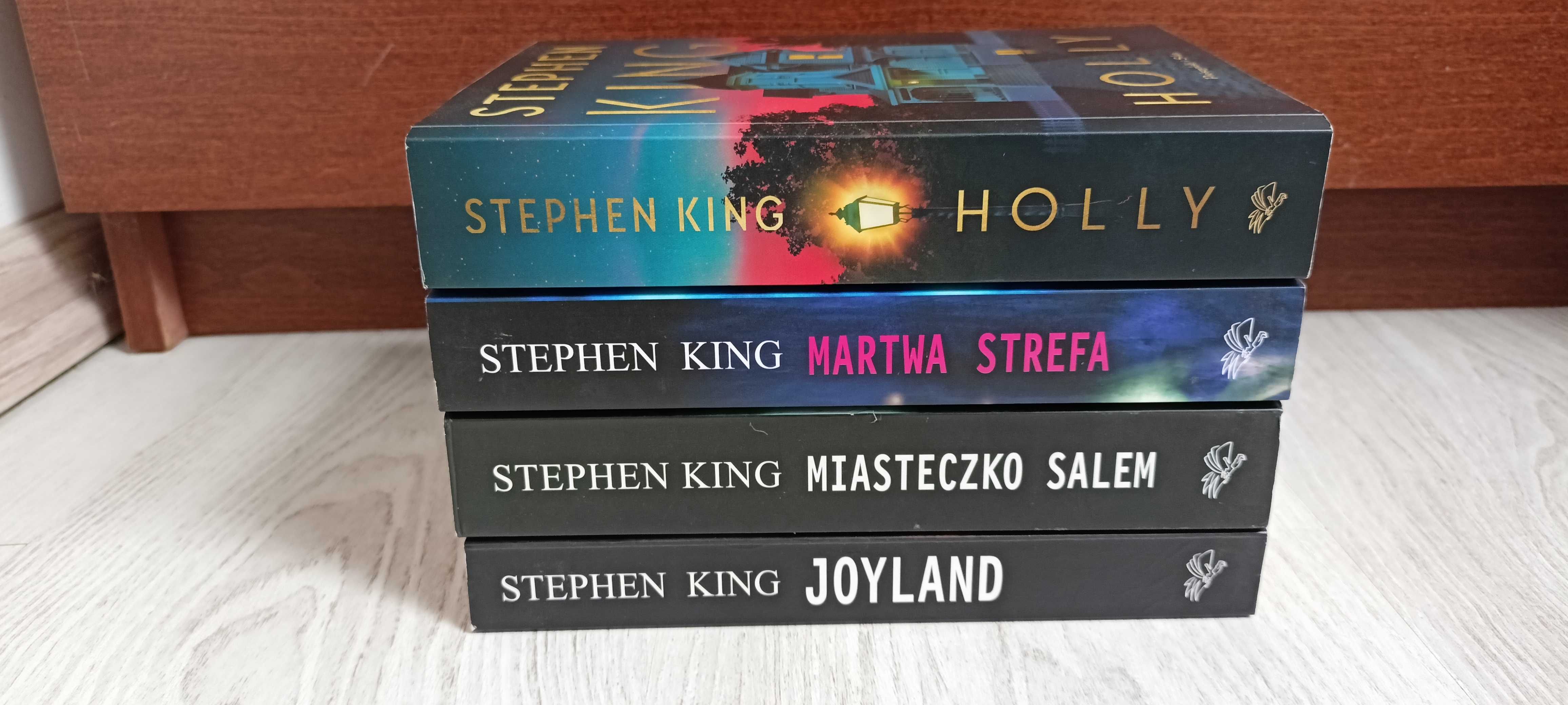 4x Stephen King Miasteczko Salem + Joyland + Holly + Martwa strefa BDB