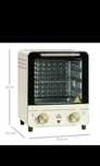 Homcom mini forno elétrico 15L 1000w com temperatura  até 230°C