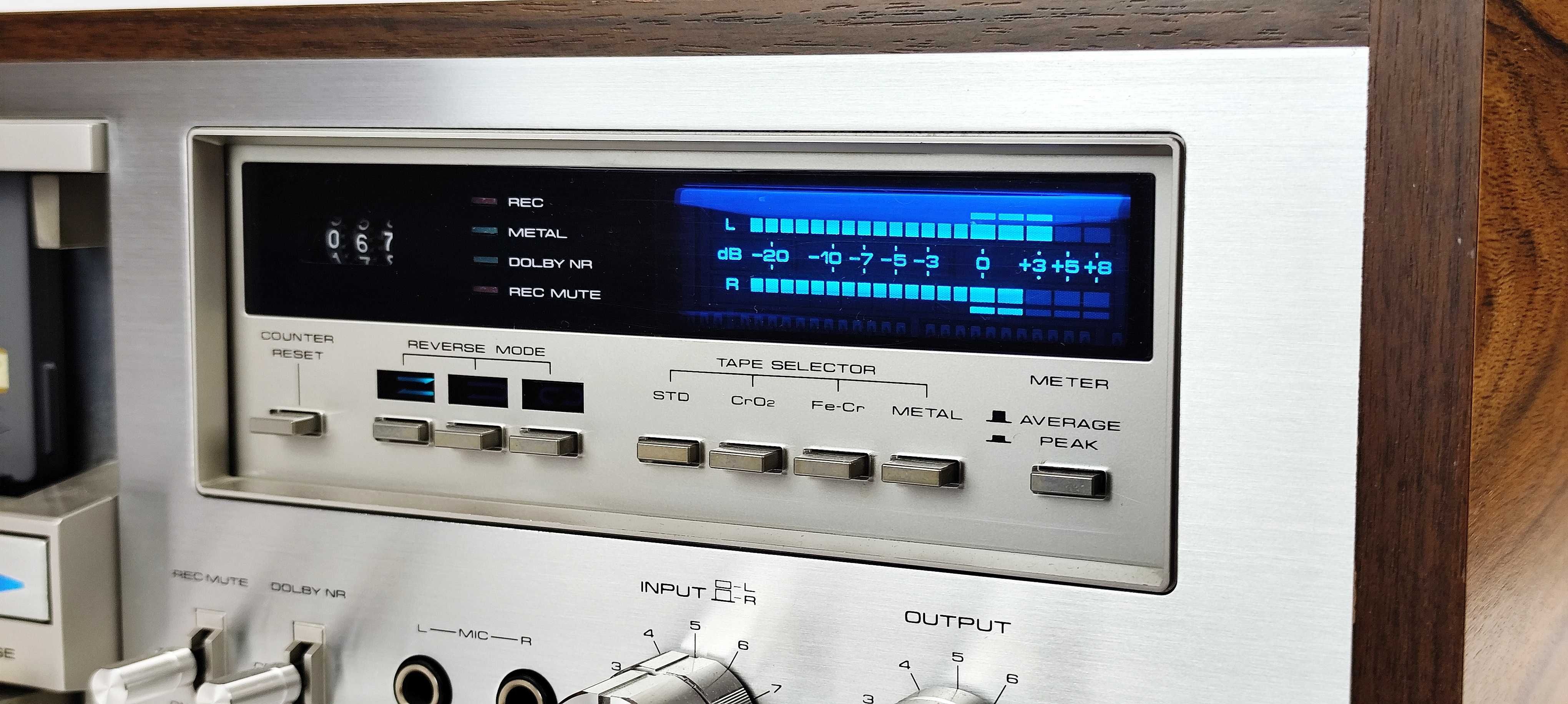 Pioneer CT-F750 blue line super magnetofon STAN KOLEKCJONERSKI