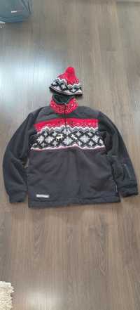 Bluza narciarska snowboardowa BERKNER r. L z czapką