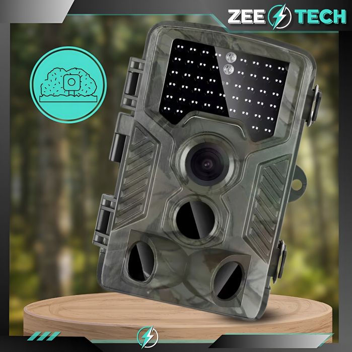 Fotopułapka Kamera Myśliwska Leśna IR PL Menu IP65 Karta 32Gb+Baterie