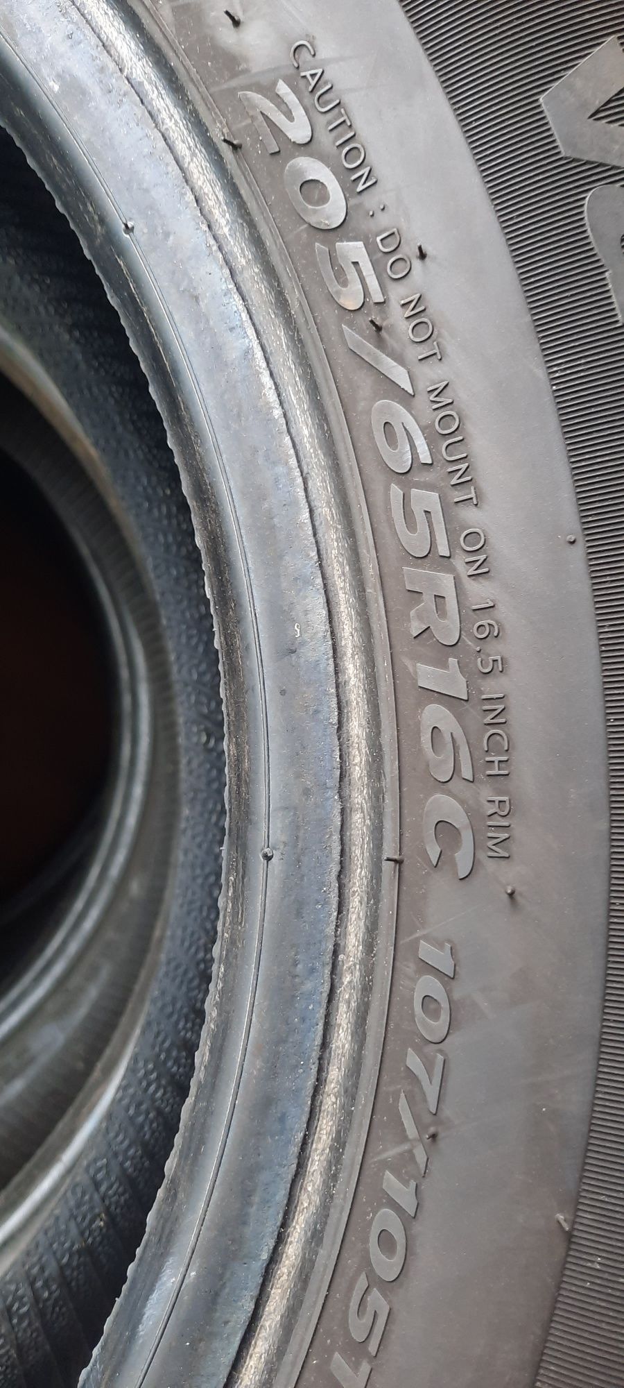 Opona pojedyncza wielosezonowa HANKOOK 205/65R16C