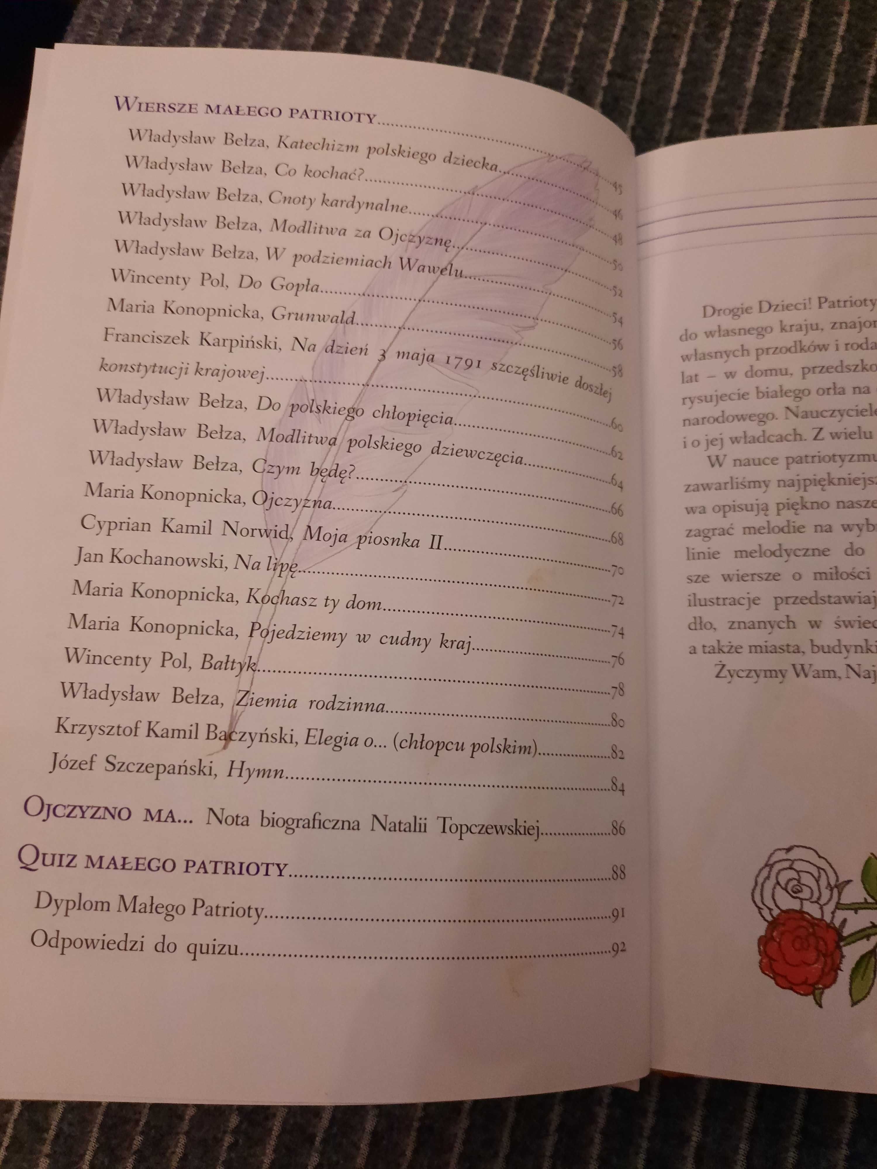 Księga małego Patrioty książka z płytą CD