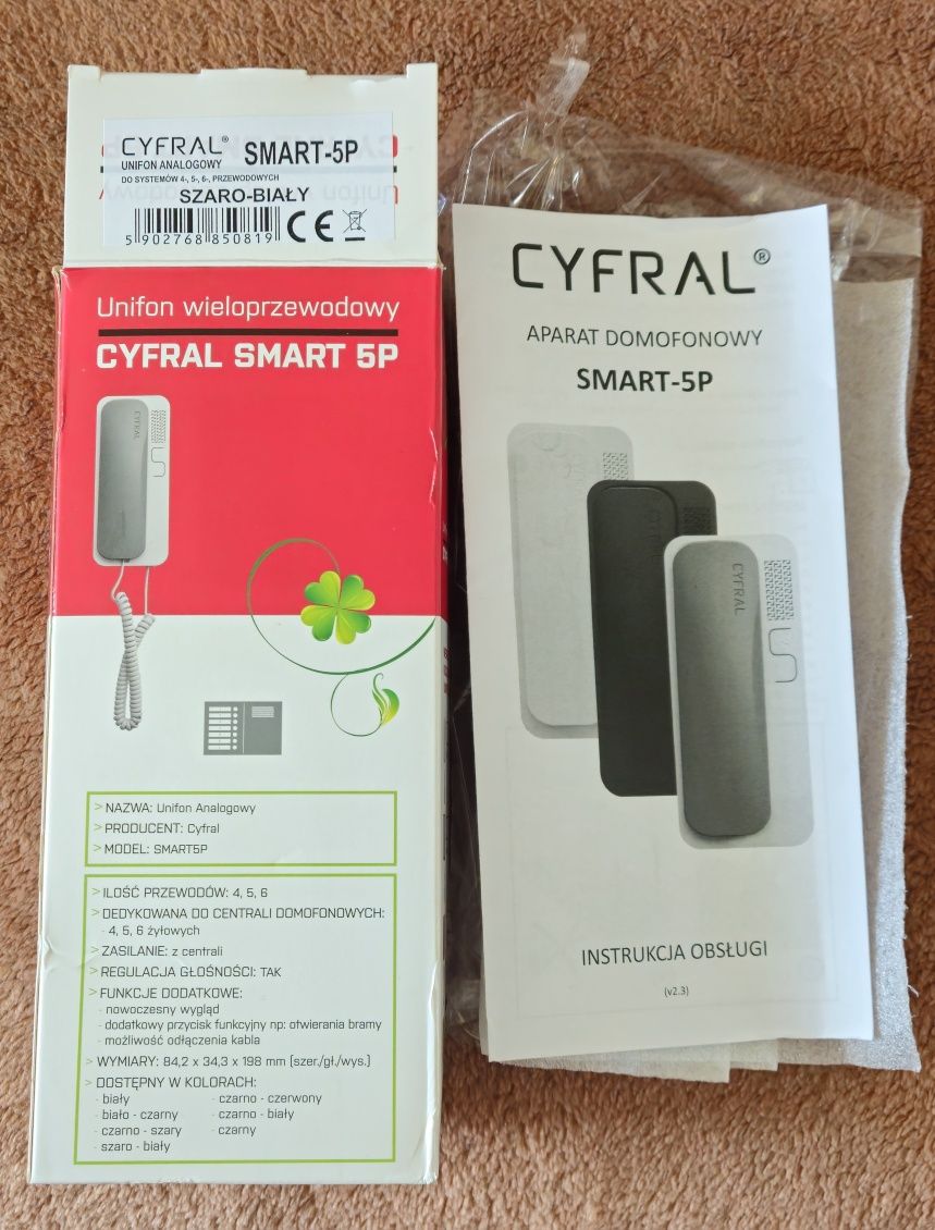 Domofon Unifon Cyfral Smart 5P analogowy