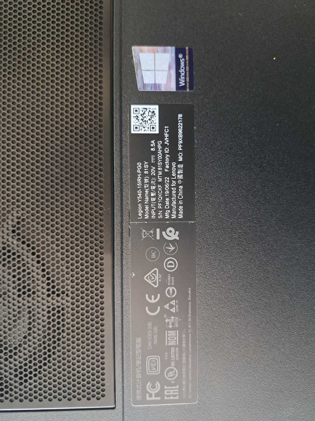Computador Portátil Lenovo Legion