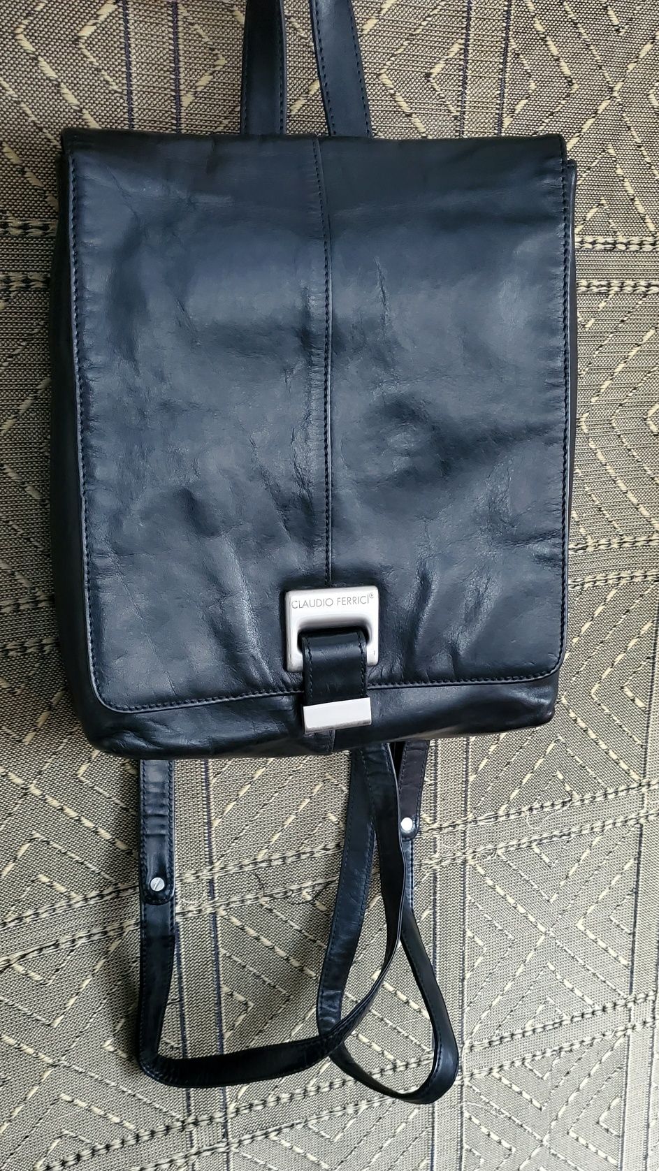 кожаный рюкзак, женский,  - CLAUDIO FERRICI. ( Made in Italy)