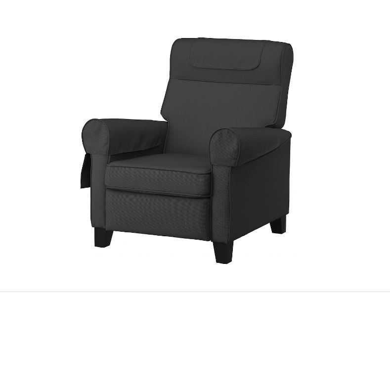 NOWY! NIEUŻYWANY Fotel rozkładany Muren z IKEA elegancki ciemnoszary