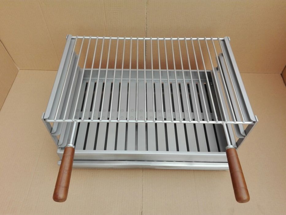 Grelhador reforçado 60x40 de inox