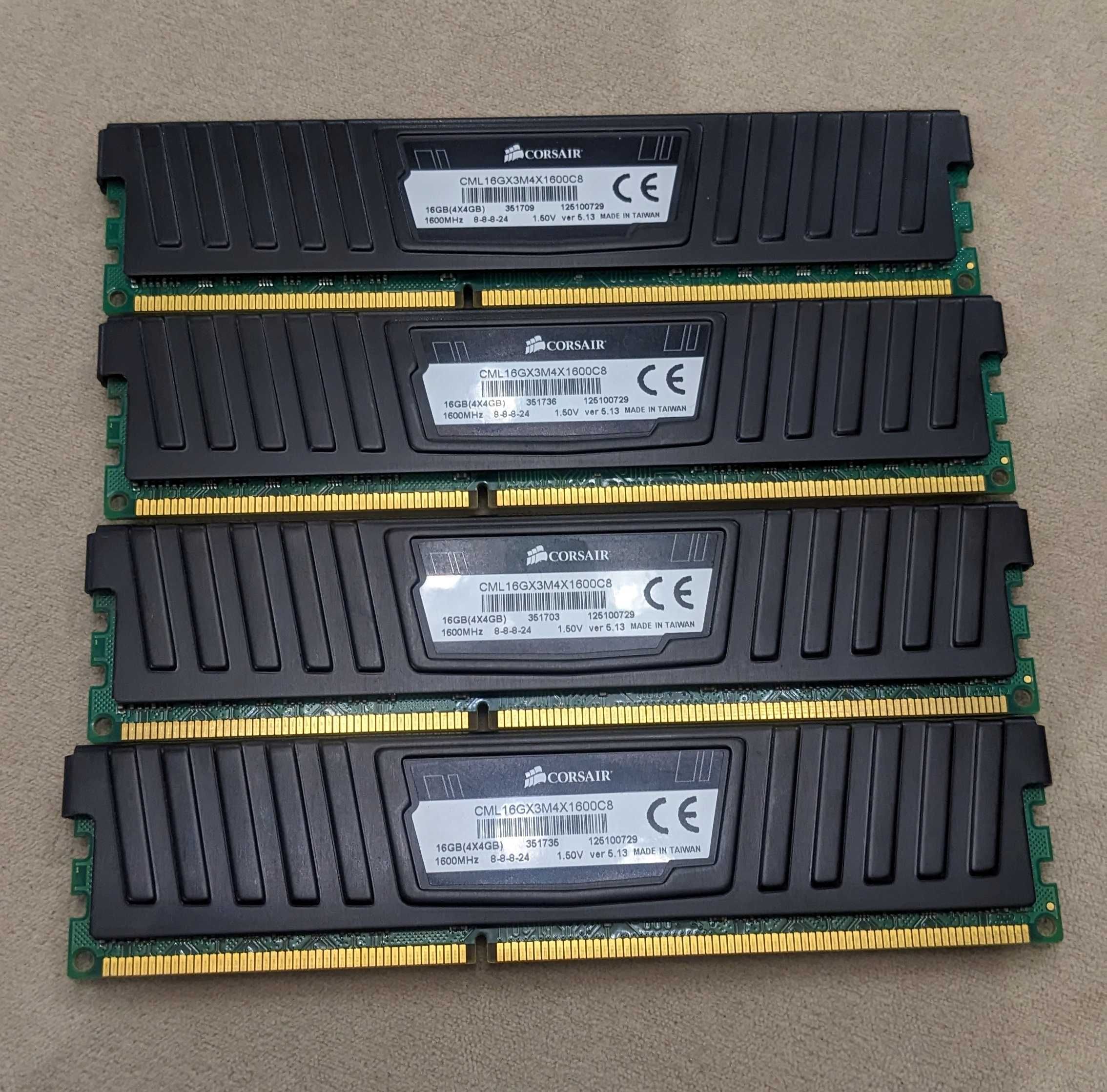 CORSAIR Vengeance LP 16GB (4 x 4GB)