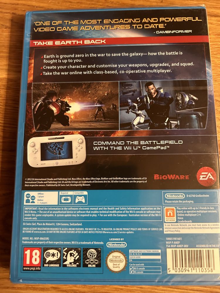 Mass Effect 3 na WiiU folia