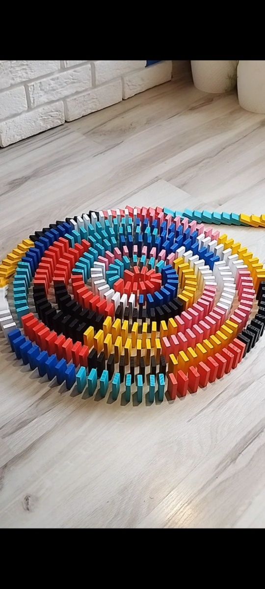 Domino 100szt różne kolory