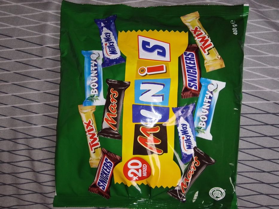 Mini batony Mars Snickers