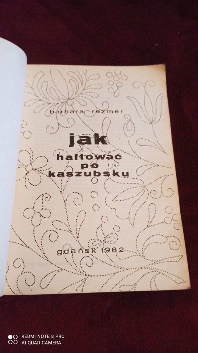 Książka Jak haftowac po kaszubsku - B. Rezmer