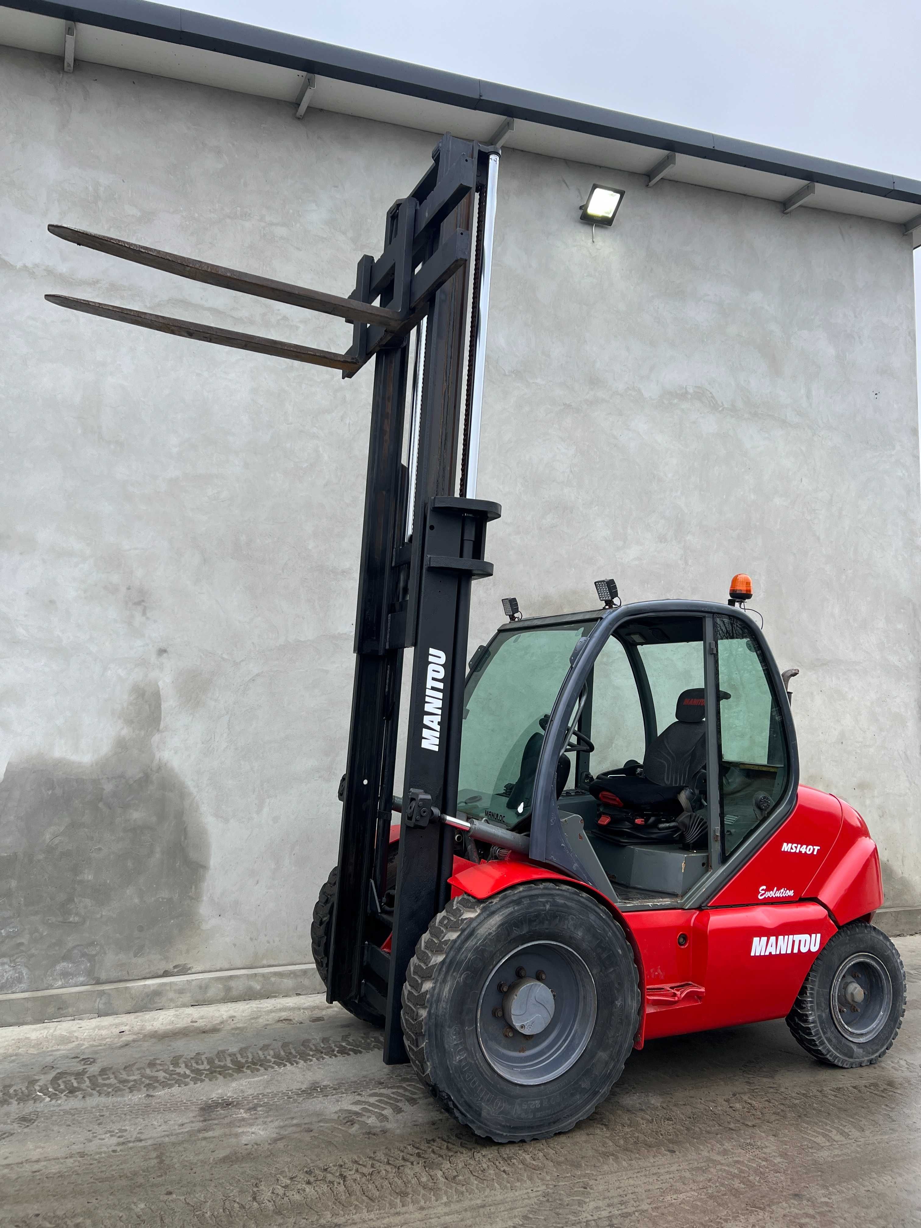Wózek widłowy terenowy Manitou MSI40 z2013r. jak ładowarka blokada kół