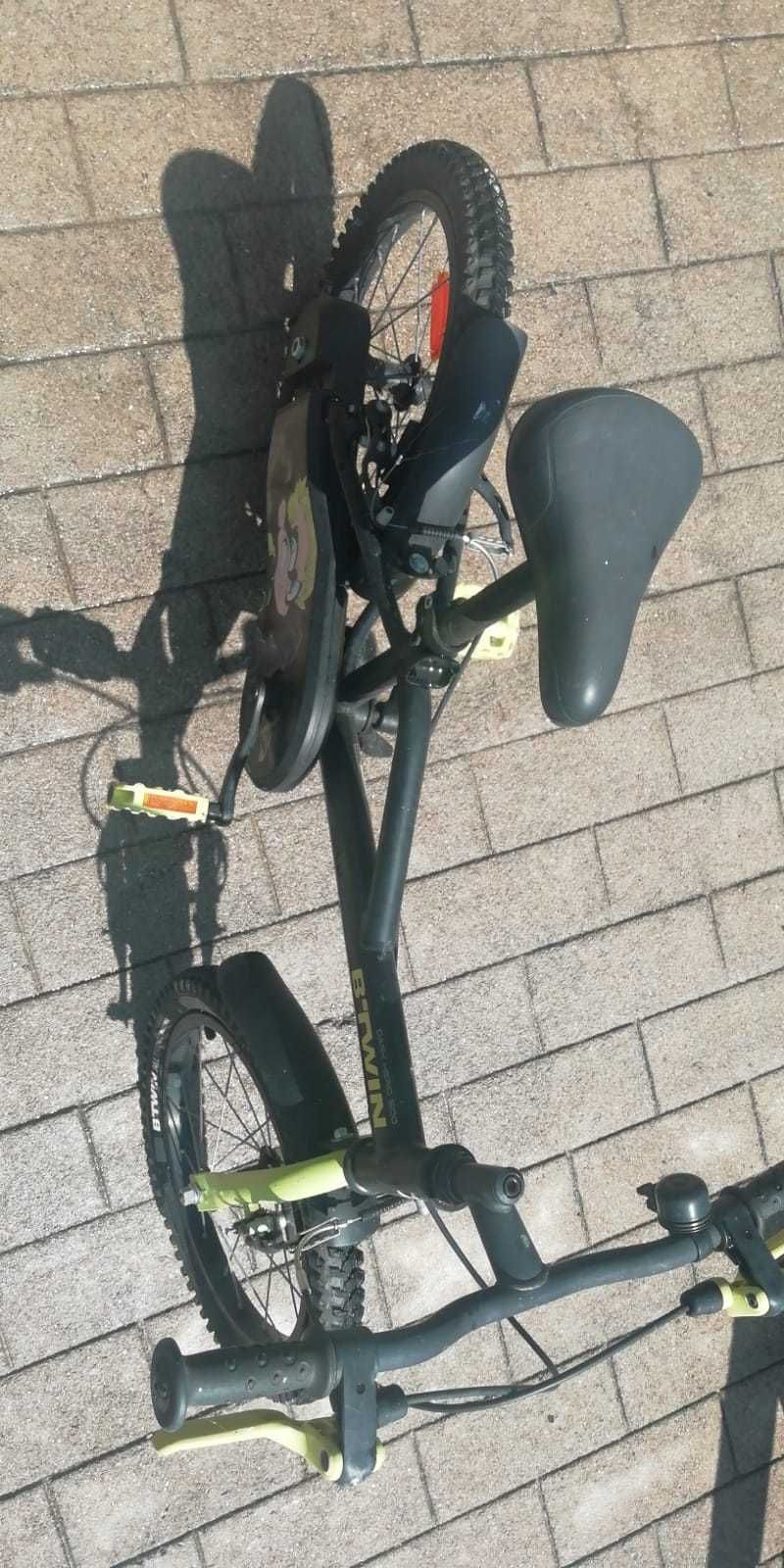 BICICLETA 16 polegas 4,5-6 anos 500 Dark Hero B'TWIN