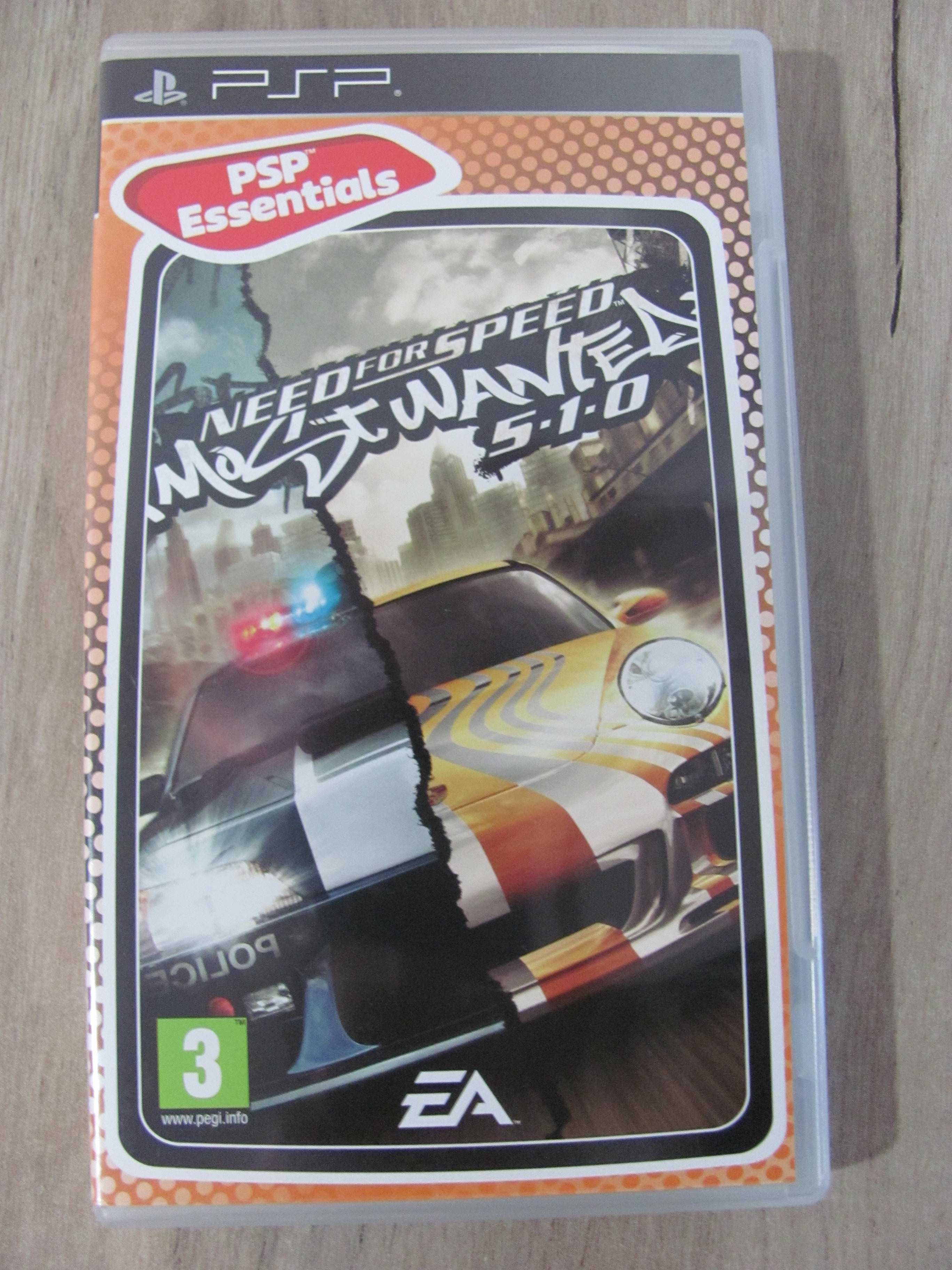 Gra Sony PSP NEED FOR SPEED Most Wantedd 5-1-0 PL