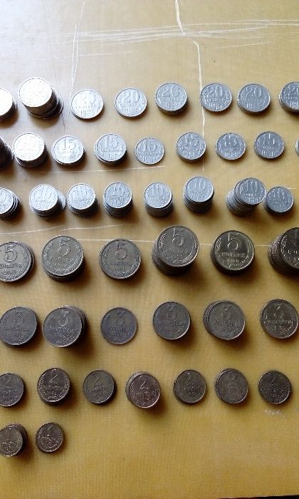 Продам монеты СССР в хорошем состояние с копилки