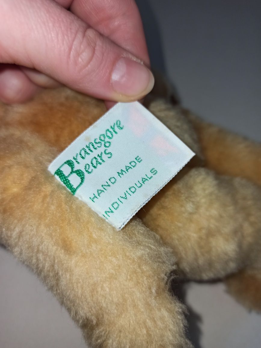 Kolekcjonerski ręcznie robiony miś Bransgore Bears UK stare zabawki