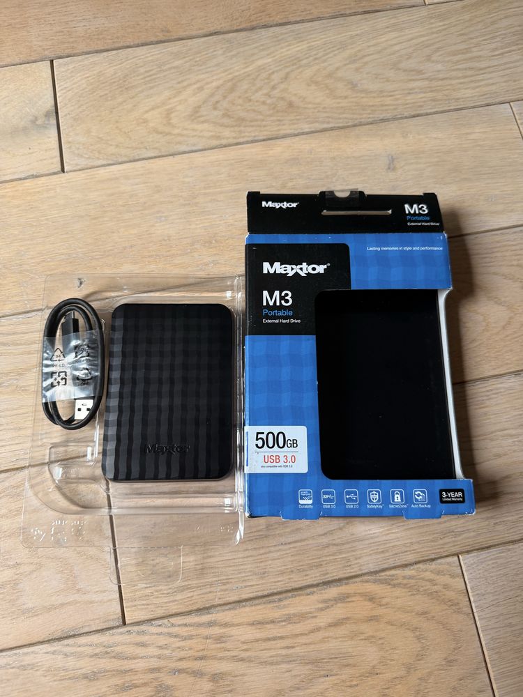 Dysk zewnętrzny Maxtor M3 500GB Portable