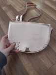 Paco rabanne olympea rose gold bag torebka złota lustrzana mała