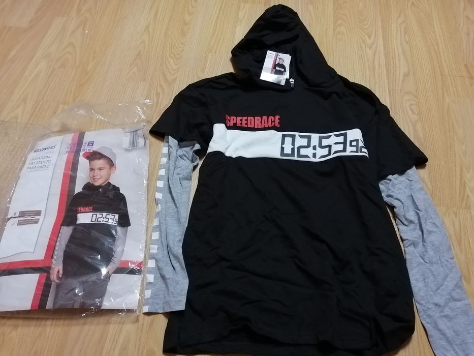 Sweatchirt nova rapaz 14 anos