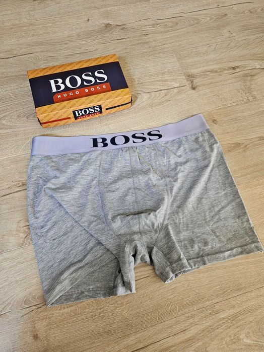 Nowe majtki bielizna bokserki Hugo Boss rozmiar XL szare