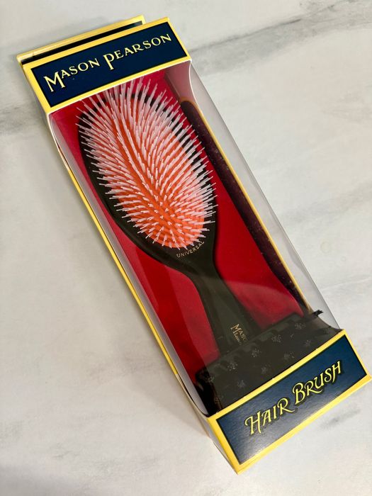 Nowa szczotka Mason Pearson NU2 Nylon Dark Ruby